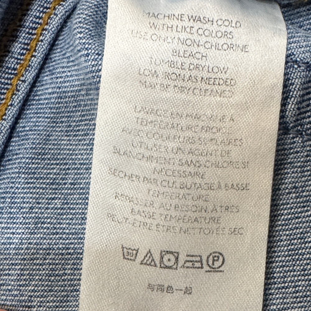 Pilcro and the Letterpress Women's Cropped Relaxed Blue Jeans 26P - Picture 5 of 10